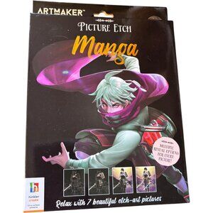 ArtMaker Picture Etch Art MANGA Set 7‎ Etch-Art Pictures, Hinkler Create New